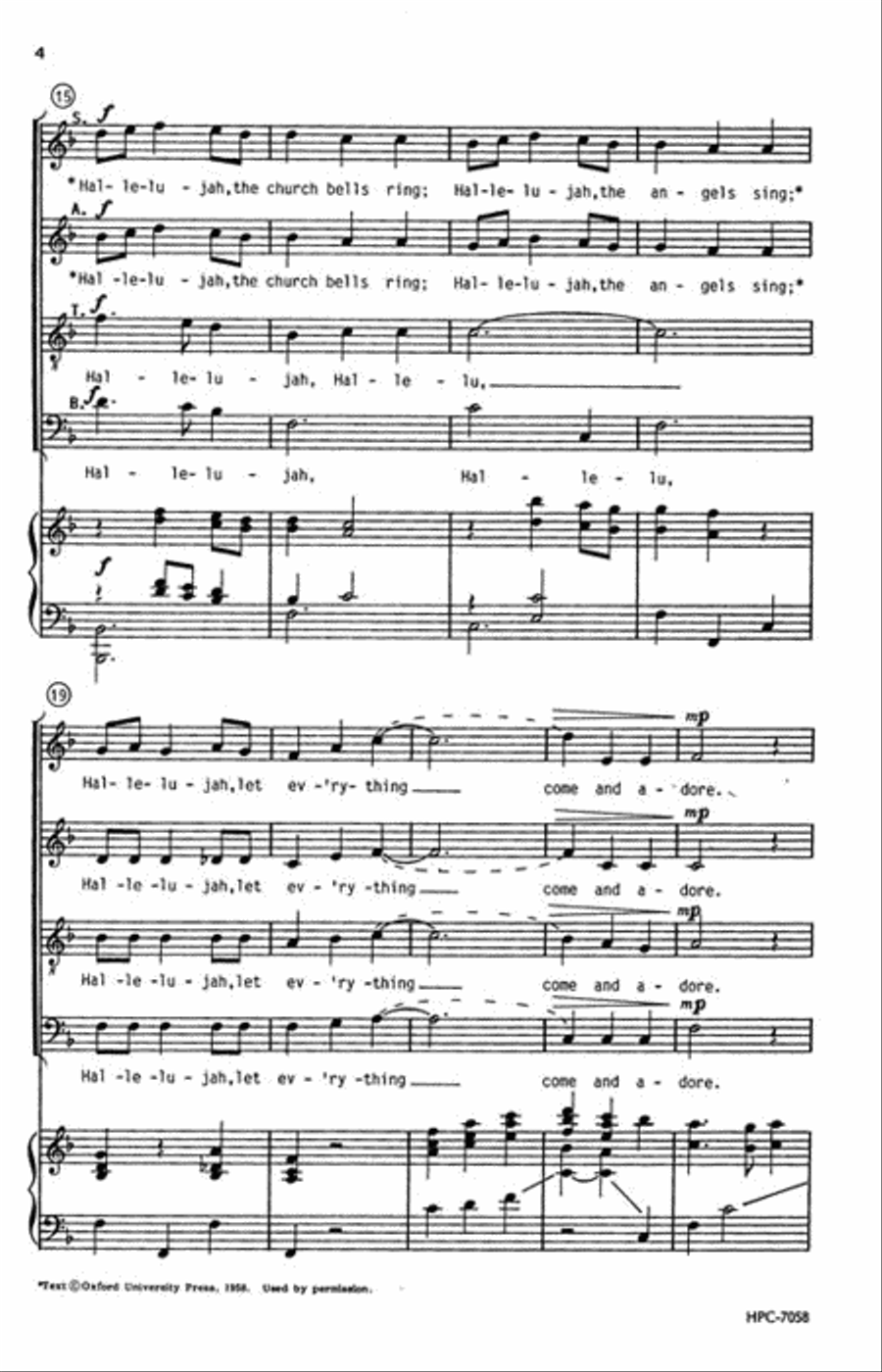 Zither Carol Zither Carol 4-Part scores gallery preview page 3