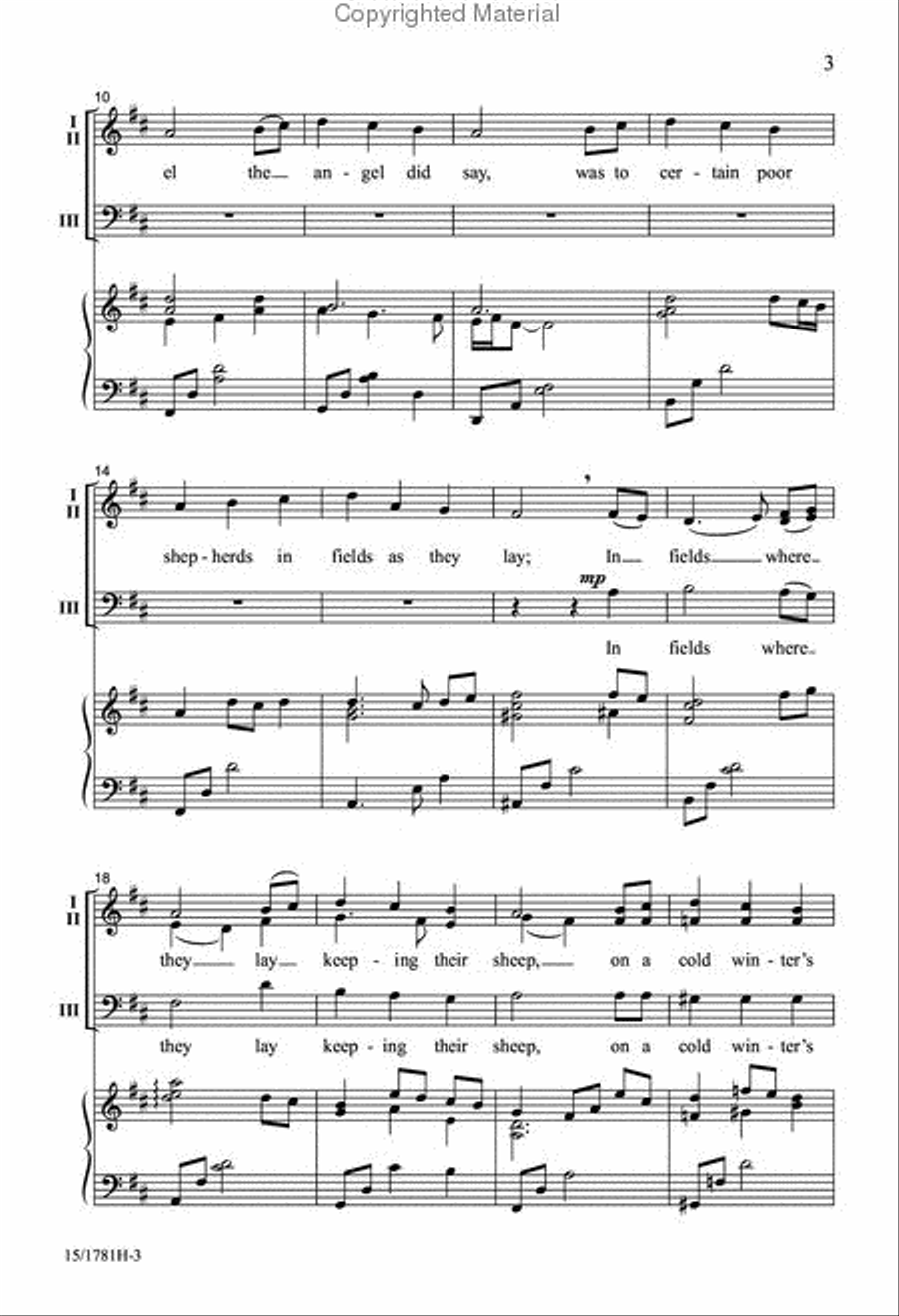 A Joyful Noel A Joyful Noel 3-Part scores gallery preview page 3