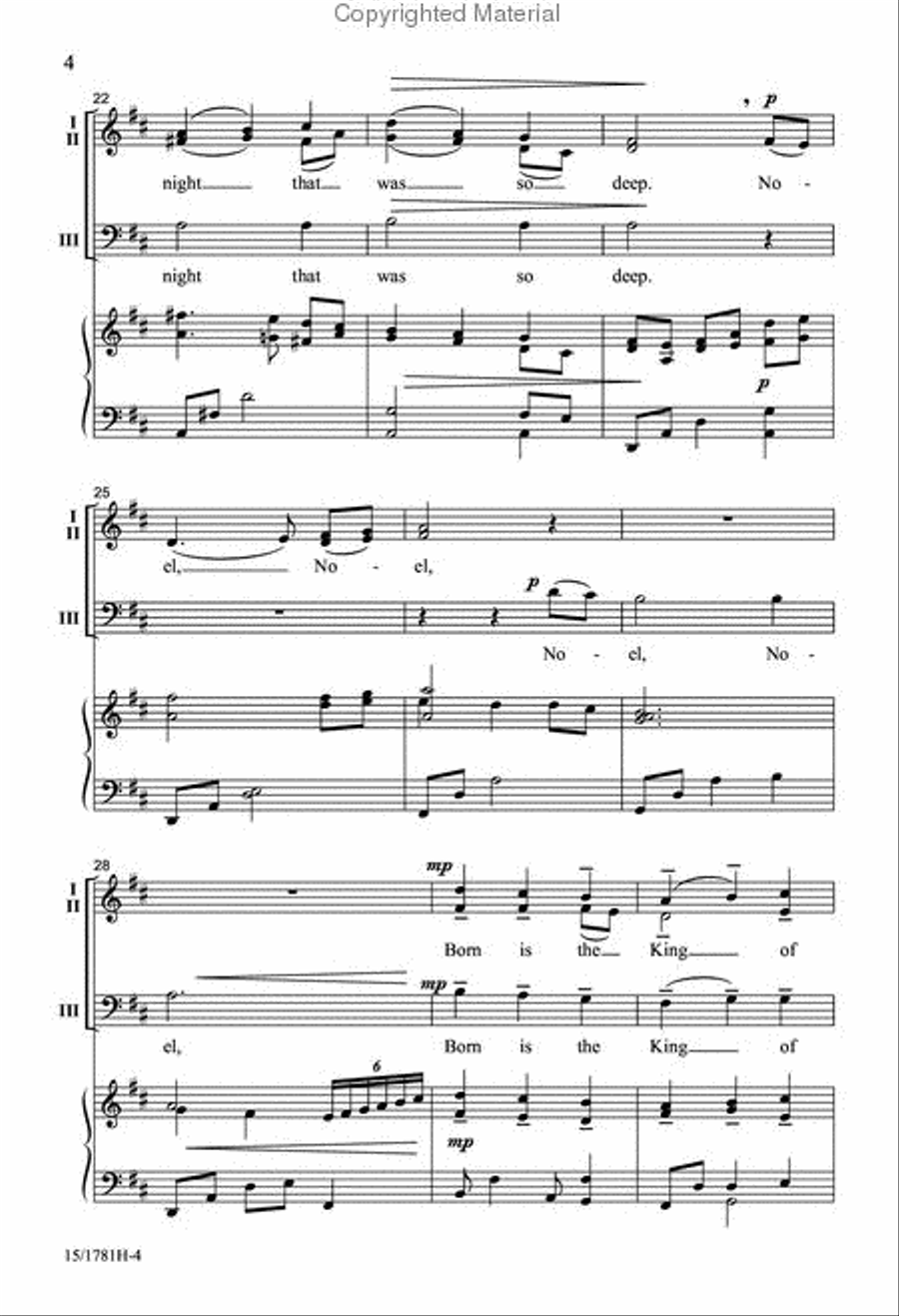 A Joyful Noel A Joyful Noel 3-Part scores gallery preview page 4