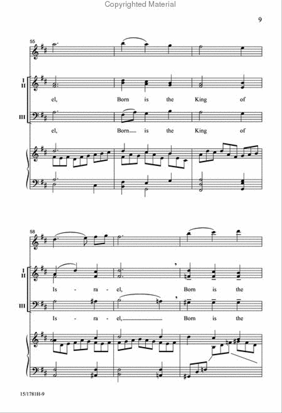 A Joyful Noel A Joyful Noel 3-Part scores gallery preview page 9