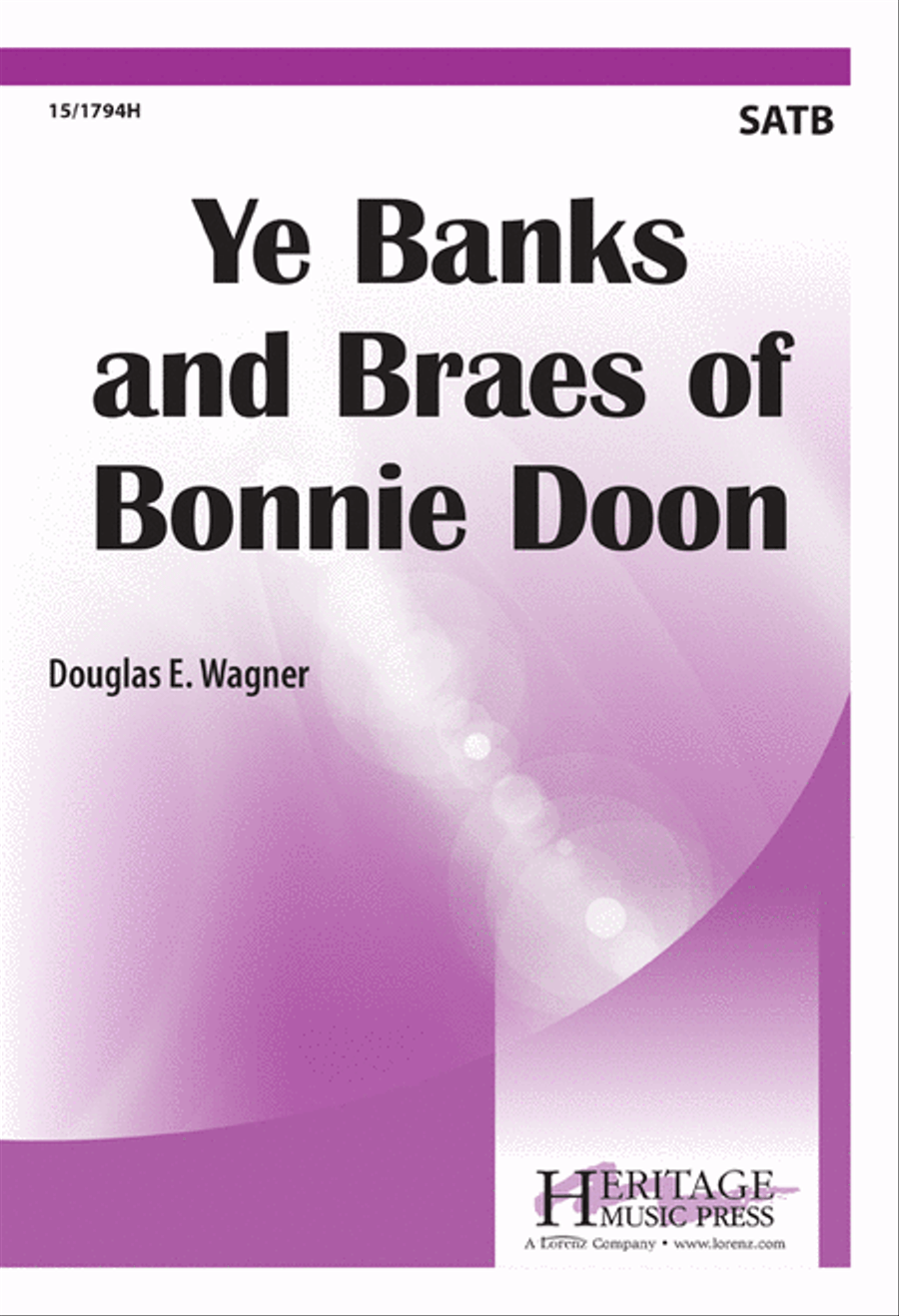 Ye Banks and Braes of Bonnie Doon 4-Part scores gallery preview page 1
