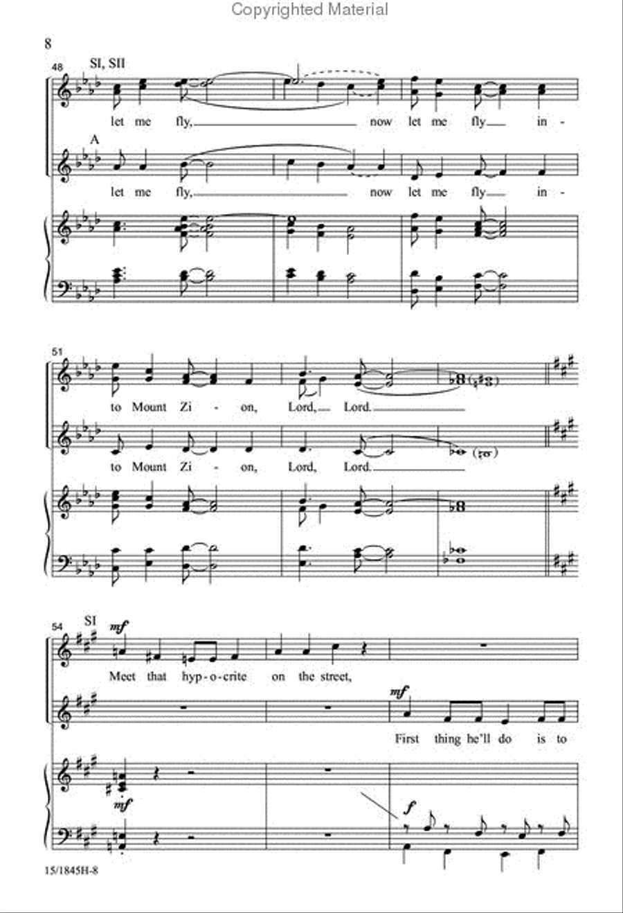 Now Let Me Fly Now Let Me Fly SSA scores gallery preview page 8