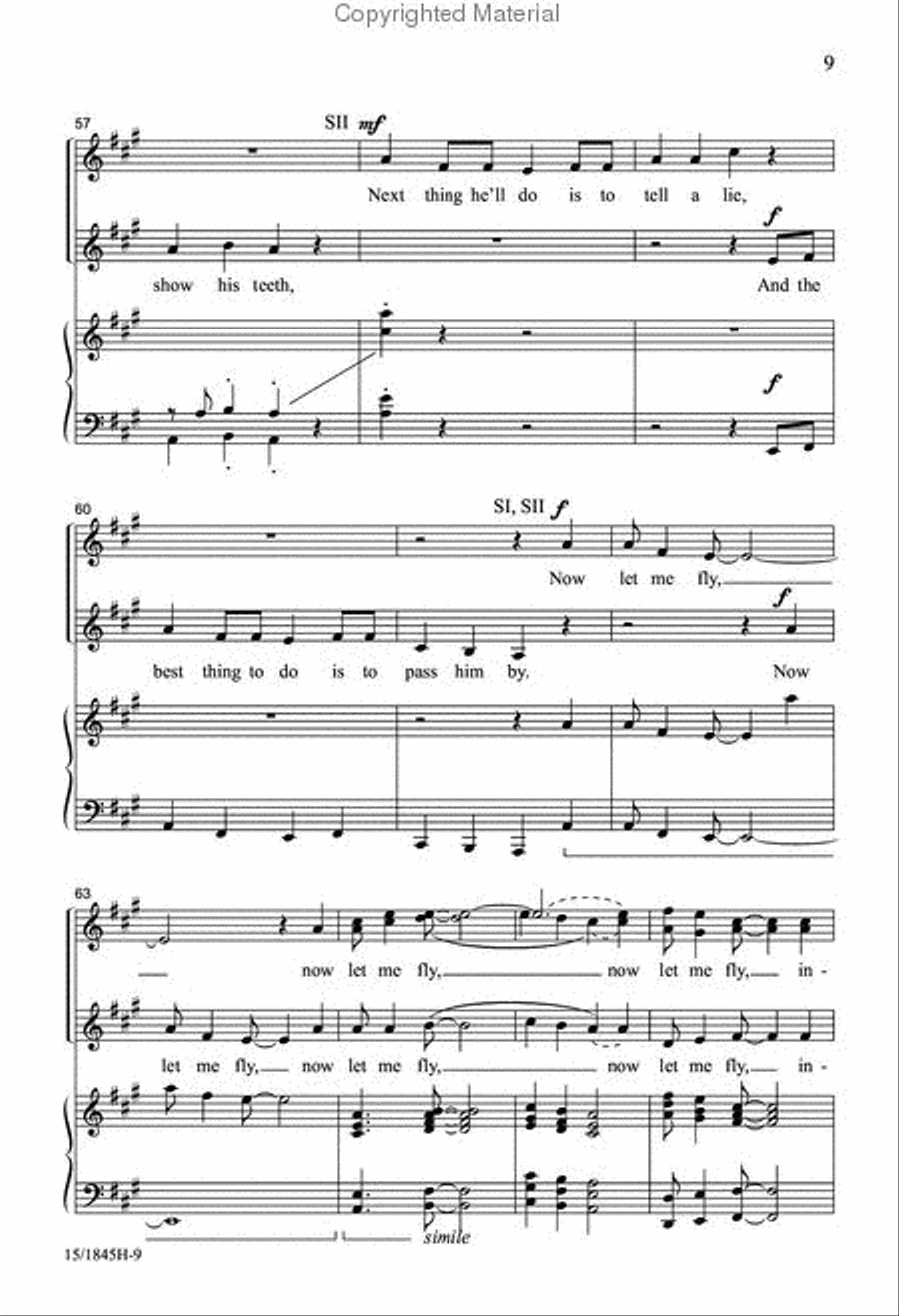 Now Let Me Fly Now Let Me Fly SSA scores gallery preview page 9