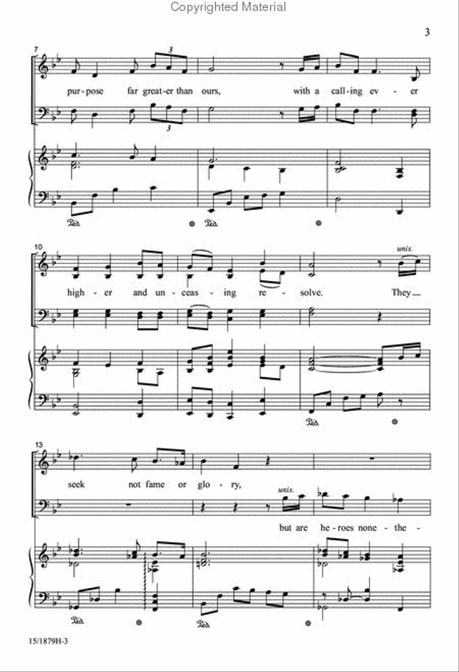 Written on a Star Written on a Star 4-Part scores gallery preview page 3