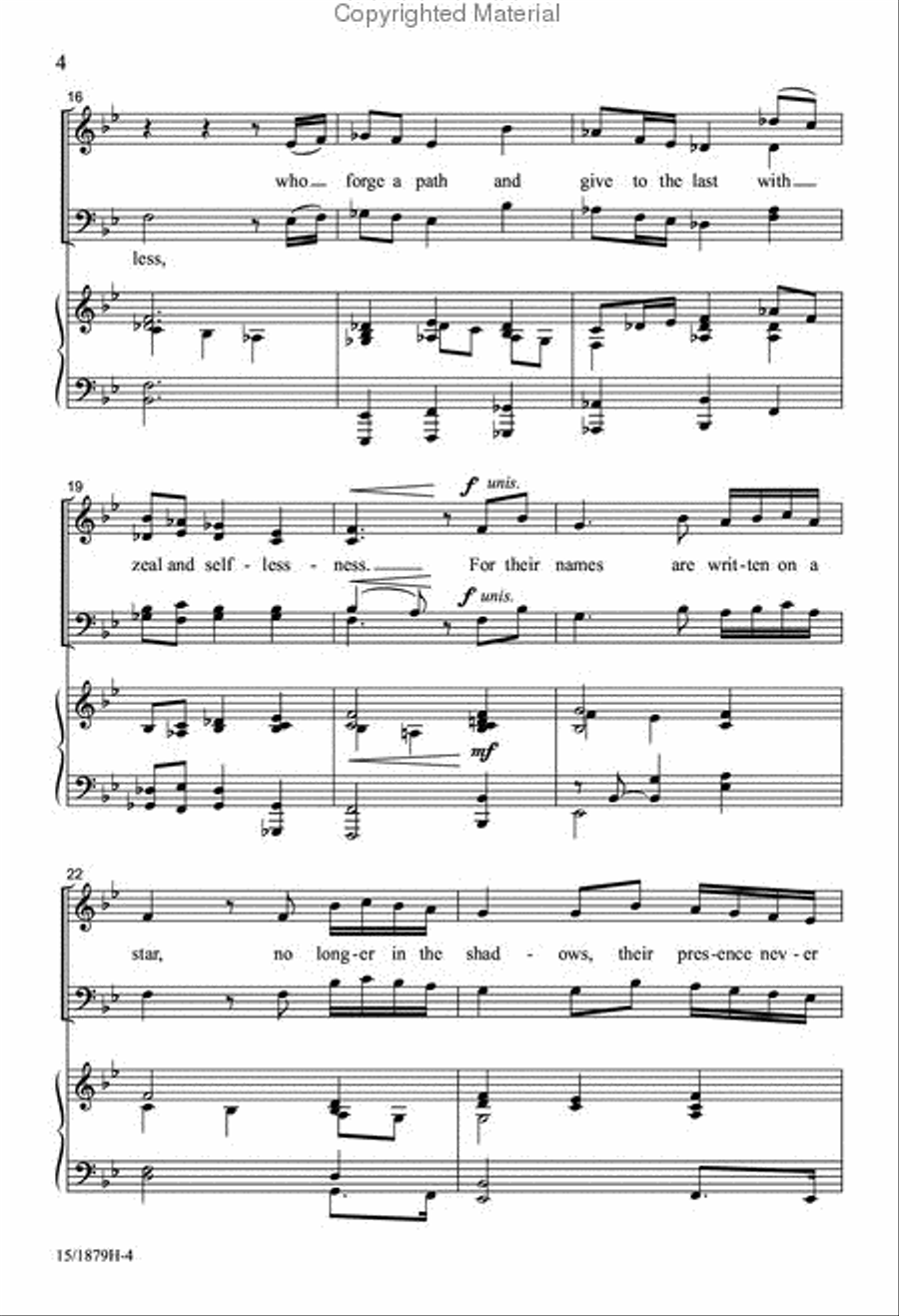 Written on a Star Written on a Star 4-Part scores gallery preview page 4