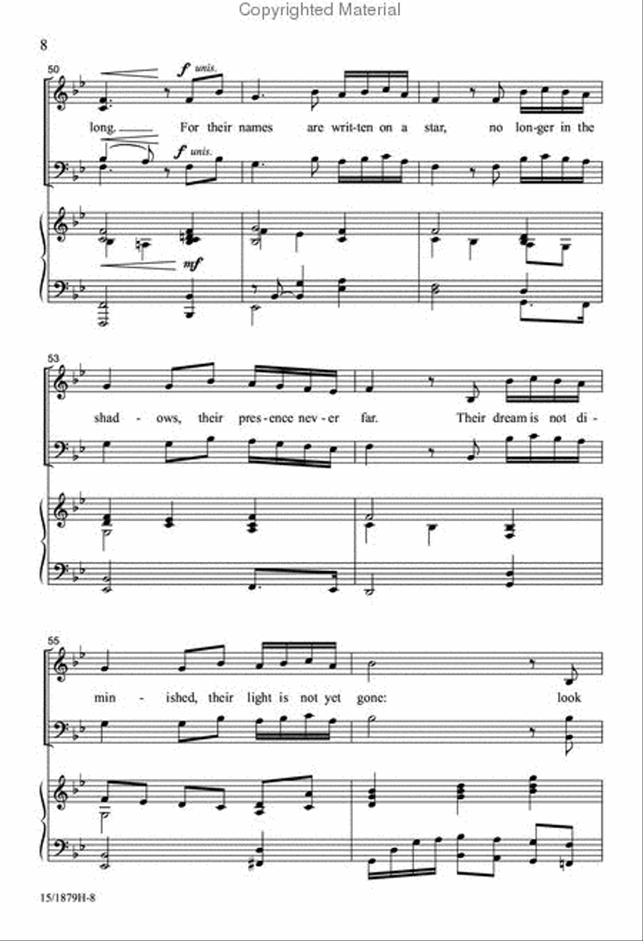 Written on a Star Written on a Star 4-Part scores gallery preview page 8