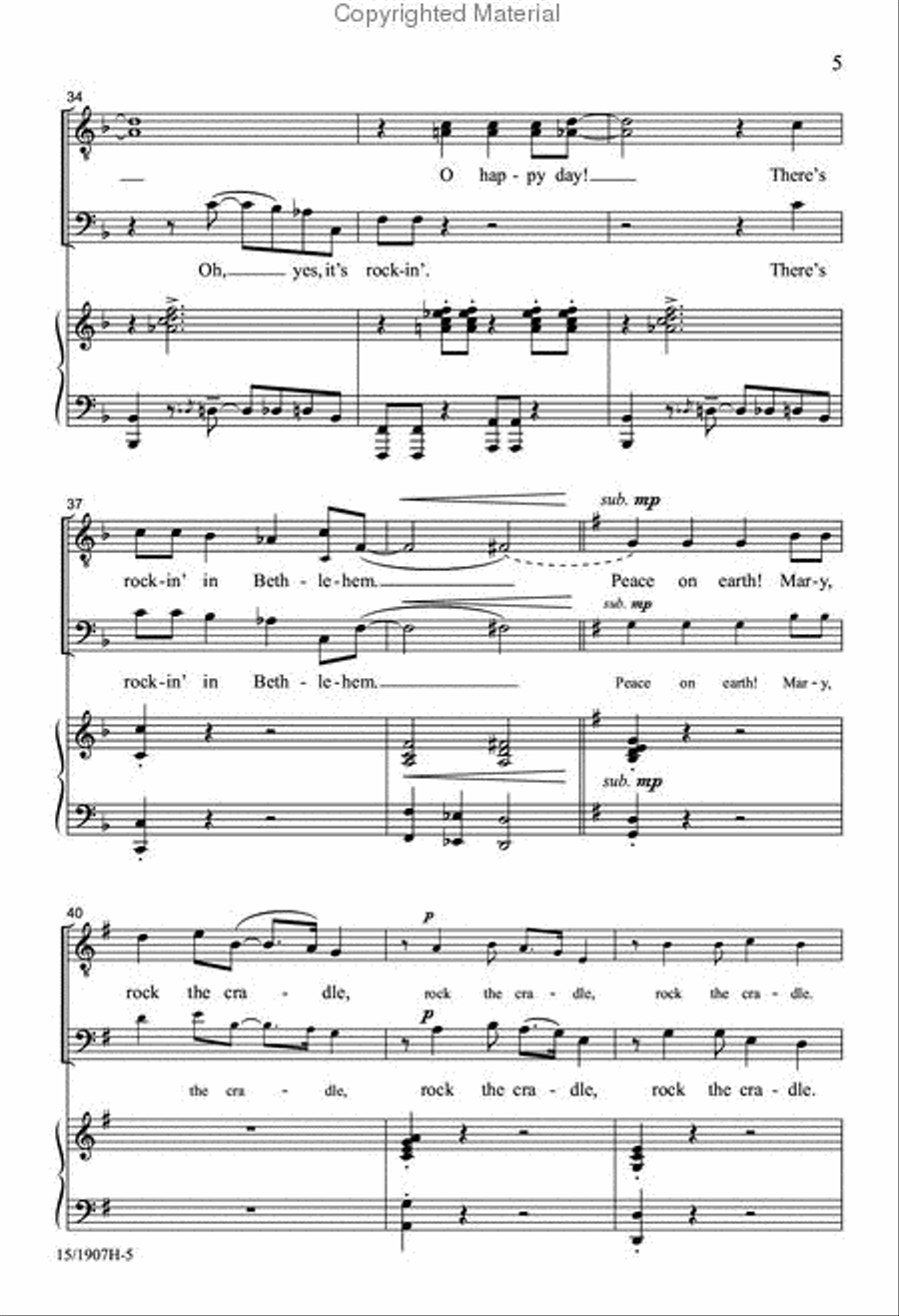 Rockin' in Bethlehem Rockin' in Bethlehem TTB scores gallery preview page 6