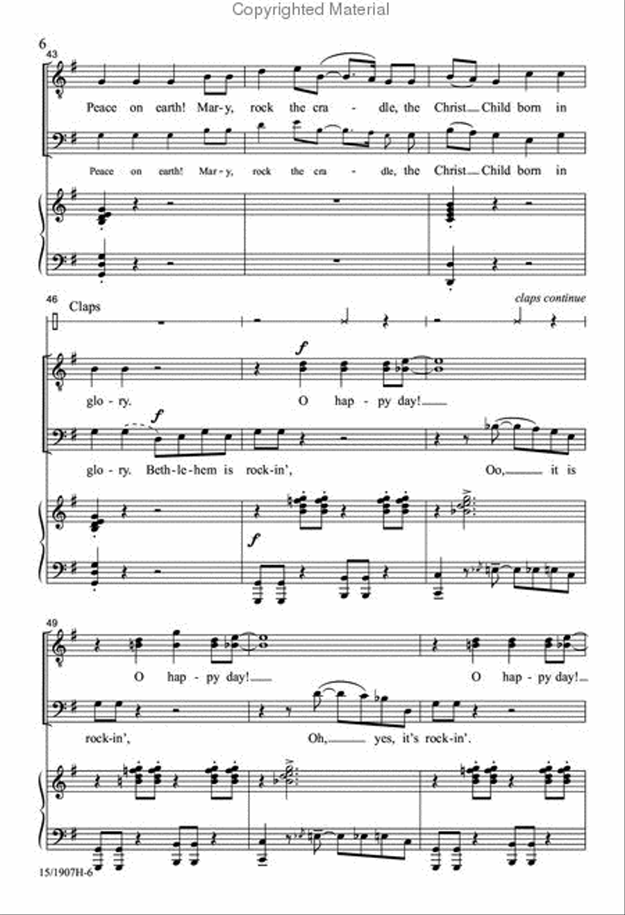 Rockin' in Bethlehem Rockin' in Bethlehem TTB scores gallery preview page 7