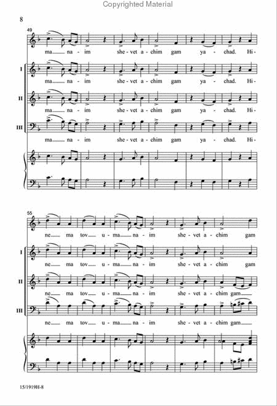 On Justice, Truth, and Peace 3-Part scores gallery preview page 7