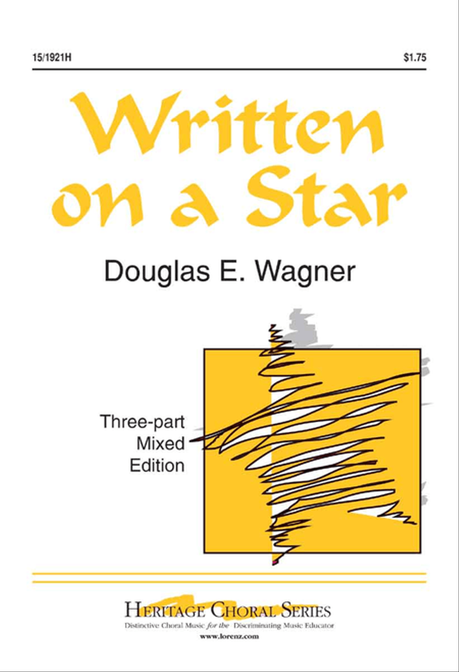 Written on a Star Written on a Star 3-Part scores gallery preview page 1