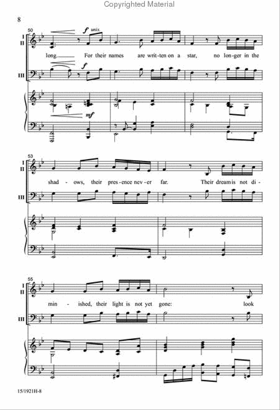 Written on a Star Written on a Star 3-Part scores gallery preview page 8