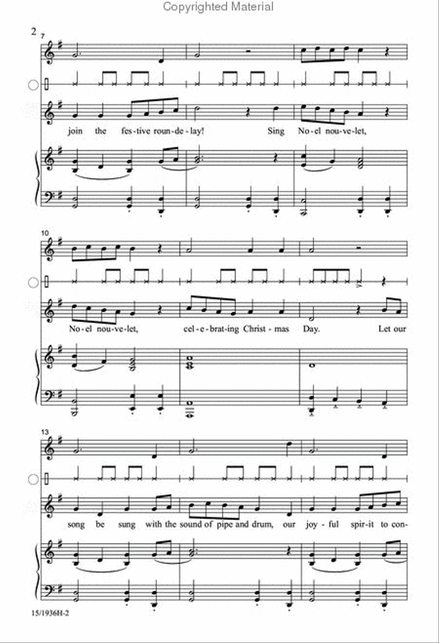 Let Us Sing with Glee! Let Us Sing with Glee! 2-Part scores gallery preview page 3