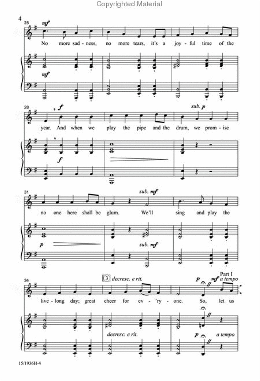 Let Us Sing with Glee! Let Us Sing with Glee! 2-Part scores gallery preview page 5