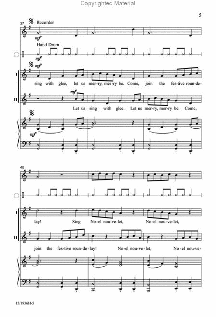 Let Us Sing with Glee! Let Us Sing with Glee! 2-Part scores gallery preview page 6