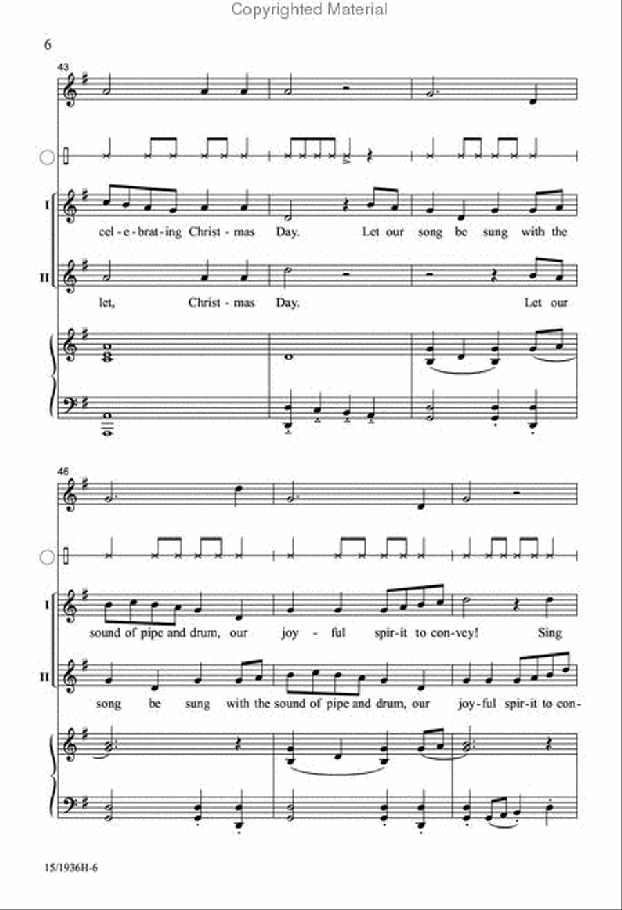 Let Us Sing with Glee! Let Us Sing with Glee! 2-Part scores gallery preview page 7