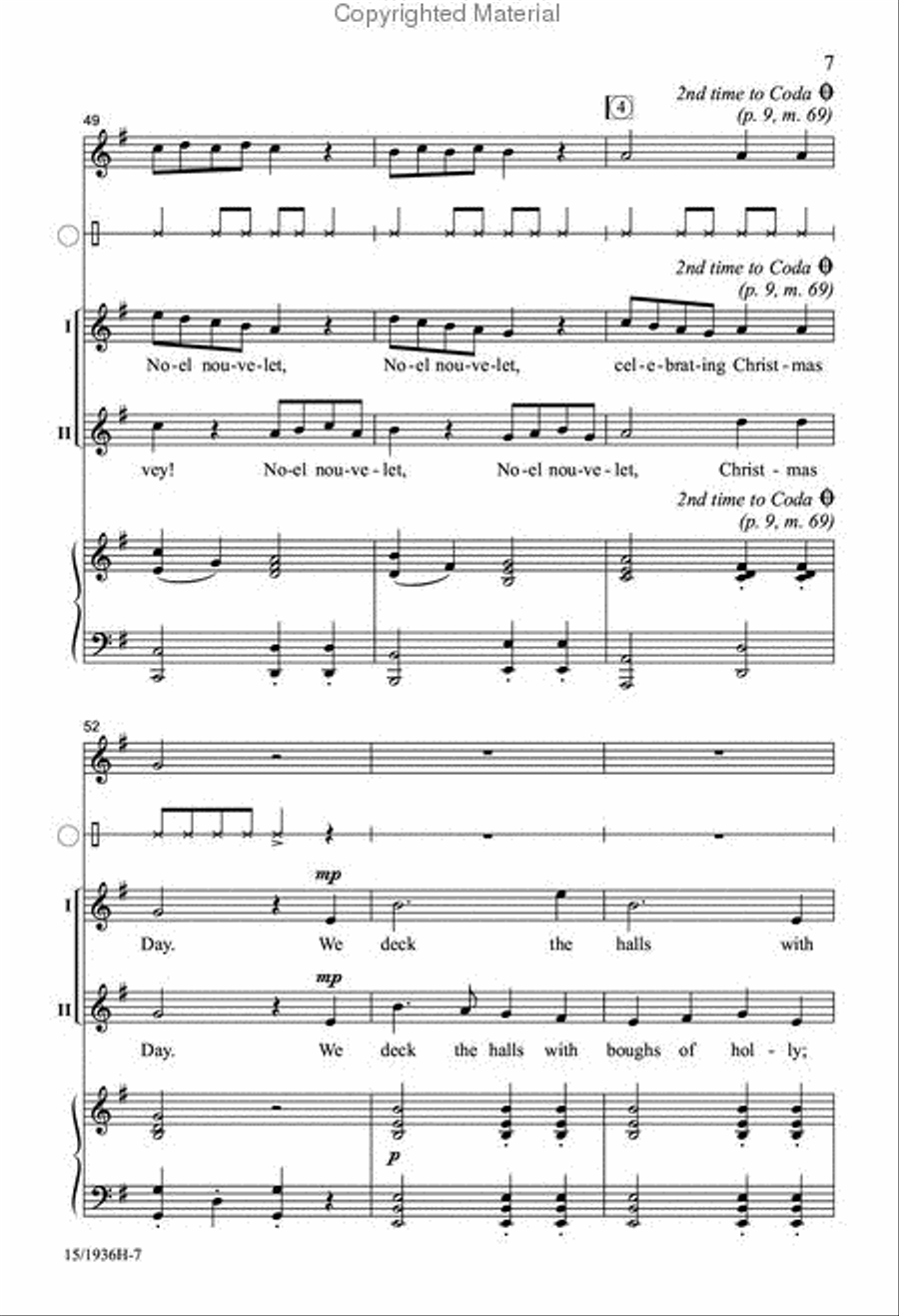 Let Us Sing with Glee! Let Us Sing with Glee! 2-Part scores gallery preview page 8