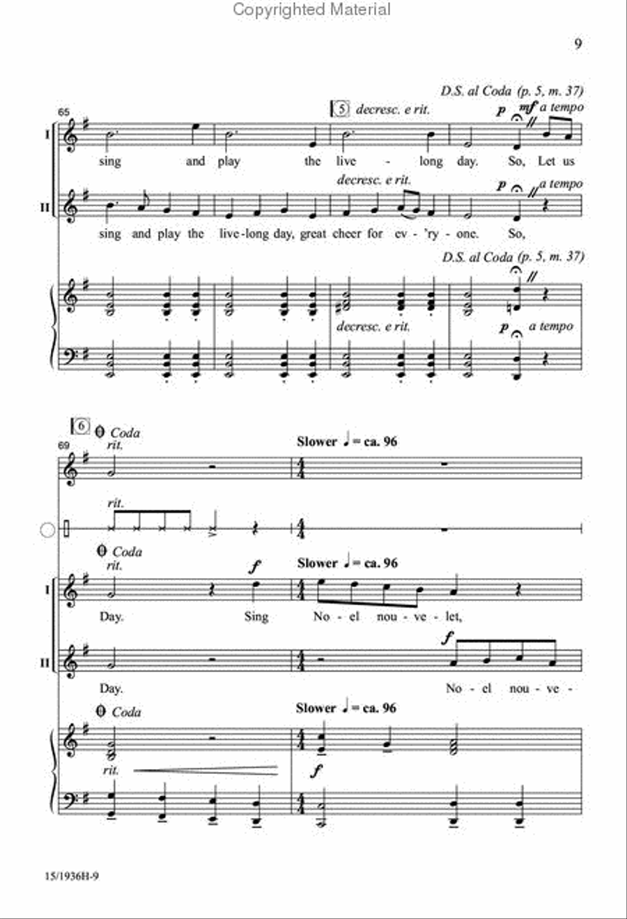 Let Us Sing with Glee! Let Us Sing with Glee! 2-Part scores gallery preview page 10