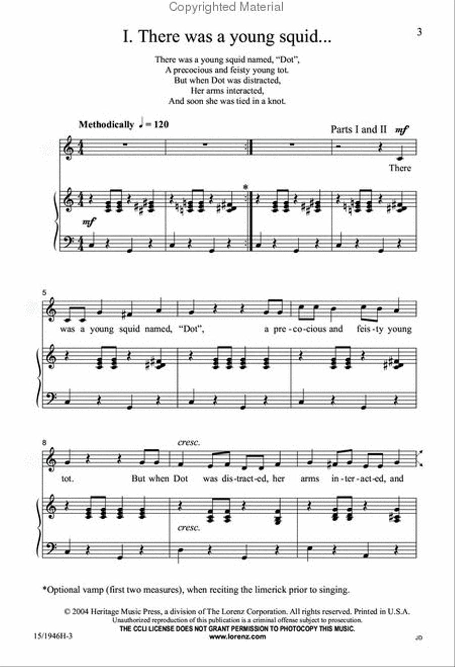 Three Creature Features Three Creature Features 2-Part scores gallery preview page 3