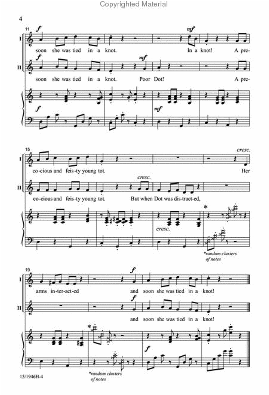 Three Creature Features Three Creature Features 2-Part scores gallery preview page 4
