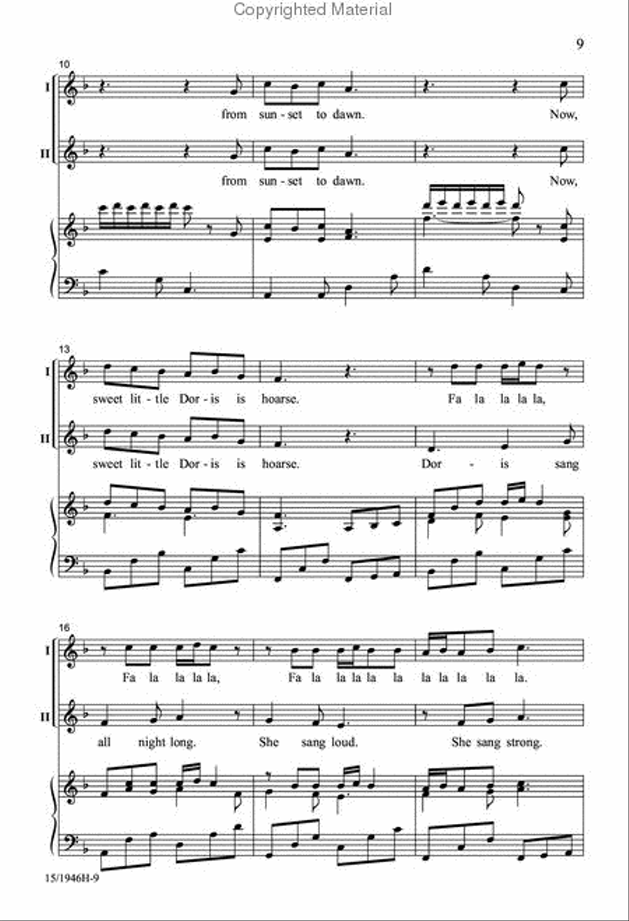Three Creature Features Three Creature Features 2-Part scores gallery preview page 9