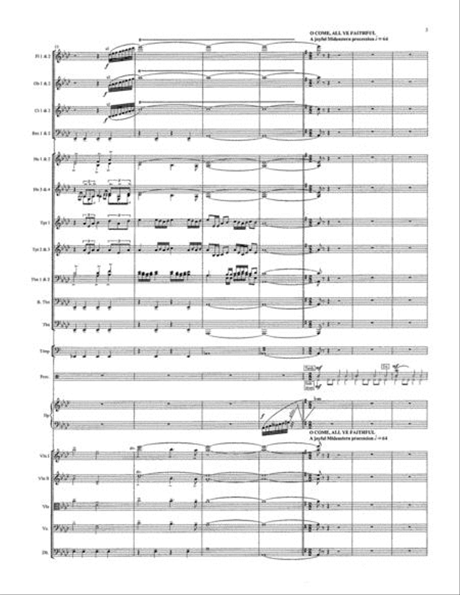 Christmas Carol Suite - Full Orchestra Score and Parts Full Orchestra scores gallery preview page 4