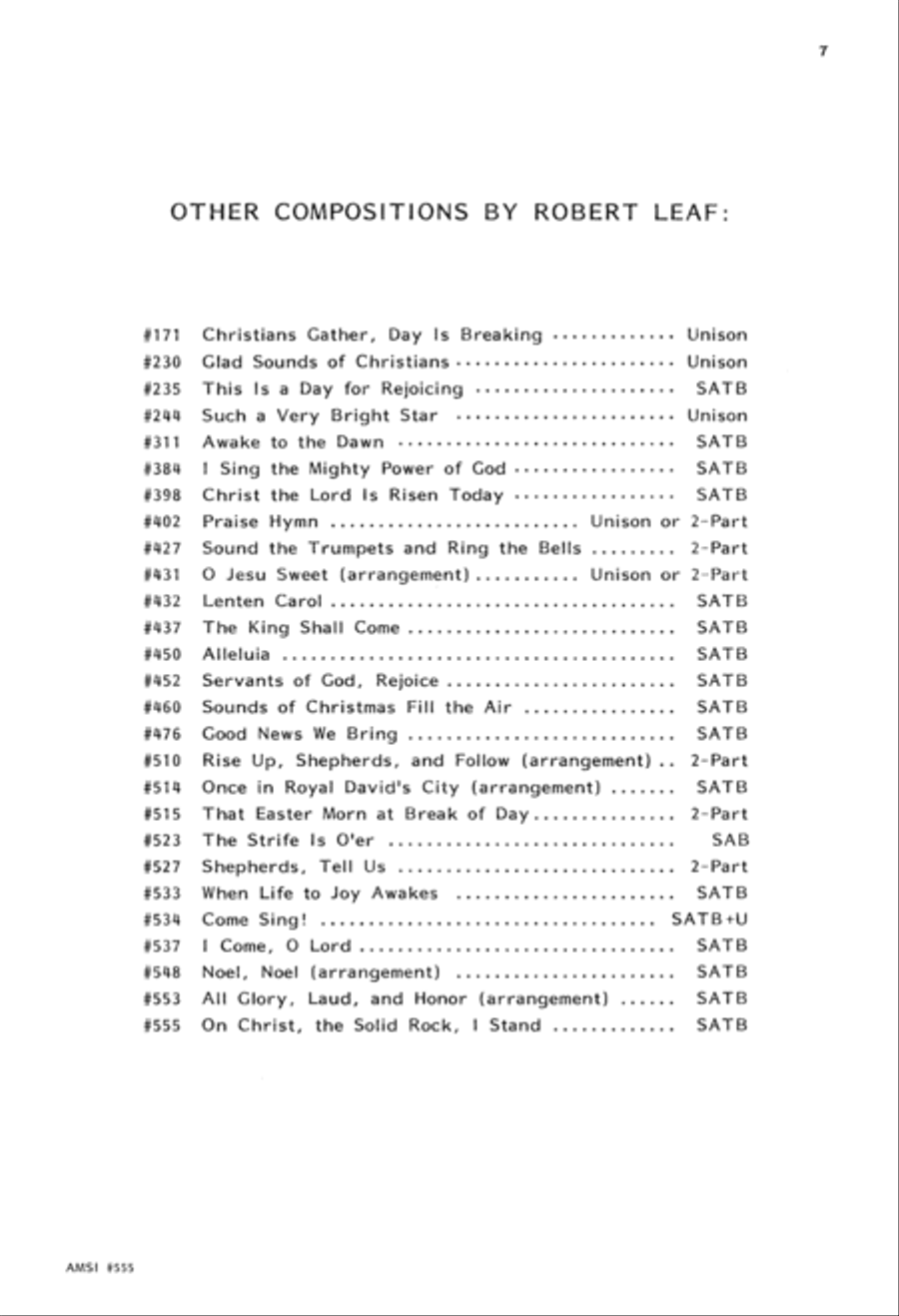 On Christ, the Solid Rock, I Stand 4-Part scores gallery preview page 8