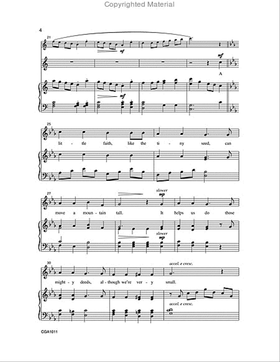 The Mustard Seed Unison Choir scores gallery preview page 4