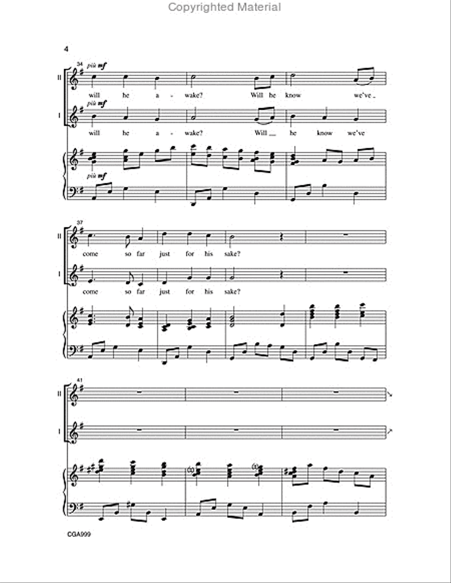 How Far Is It to Bethlehem? 3-Part scores gallery preview page 4