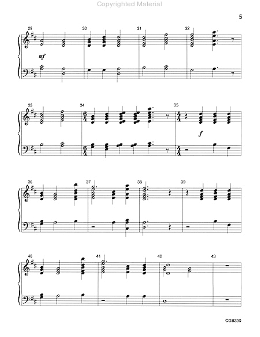 Lord Is My Light and My Salvation - Handbell Score 3-Octaves scores gallery preview page 4