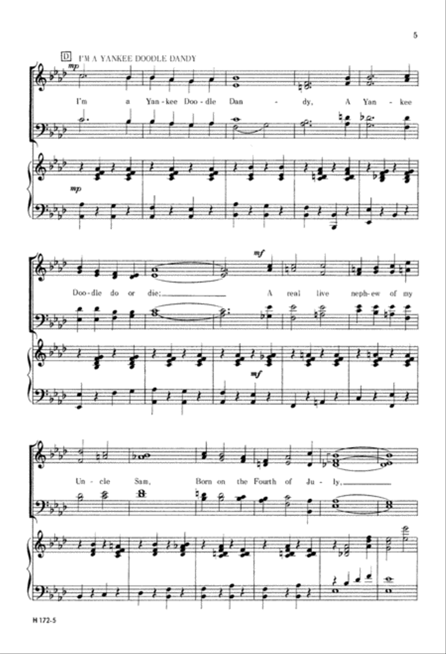 Dancing With George M Dancing With George M 4-Part scores gallery preview page 6