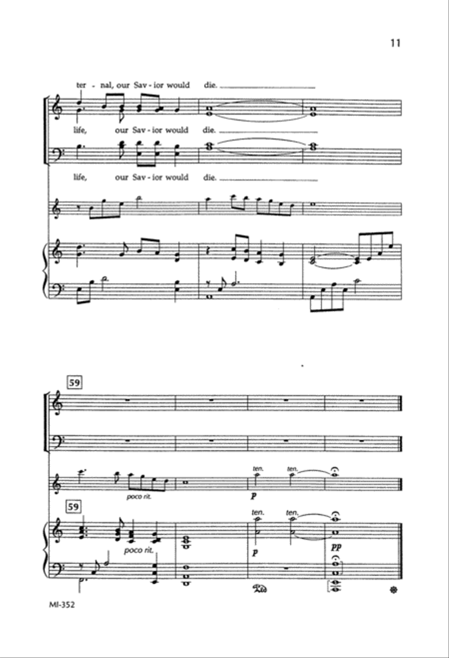 Our Savior Prayed Alone Our Savior Prayed Alone 4-Part scores gallery preview page 12