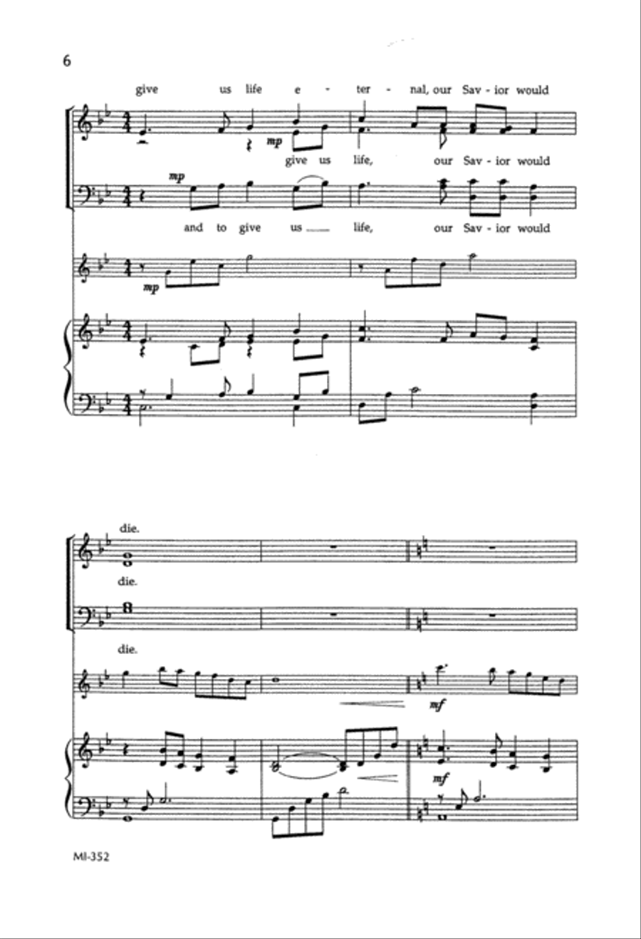 Our Savior Prayed Alone Our Savior Prayed Alone 4-Part scores gallery preview page 7