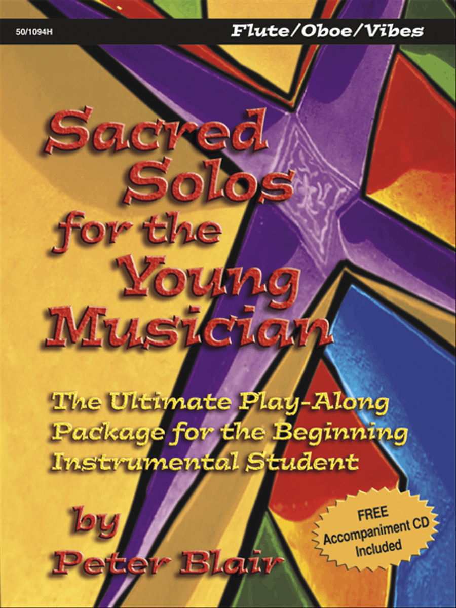 Sacred Solos for the Young Musician: Flute/Oboe/Vibes Oboe scores gallery preview page 1