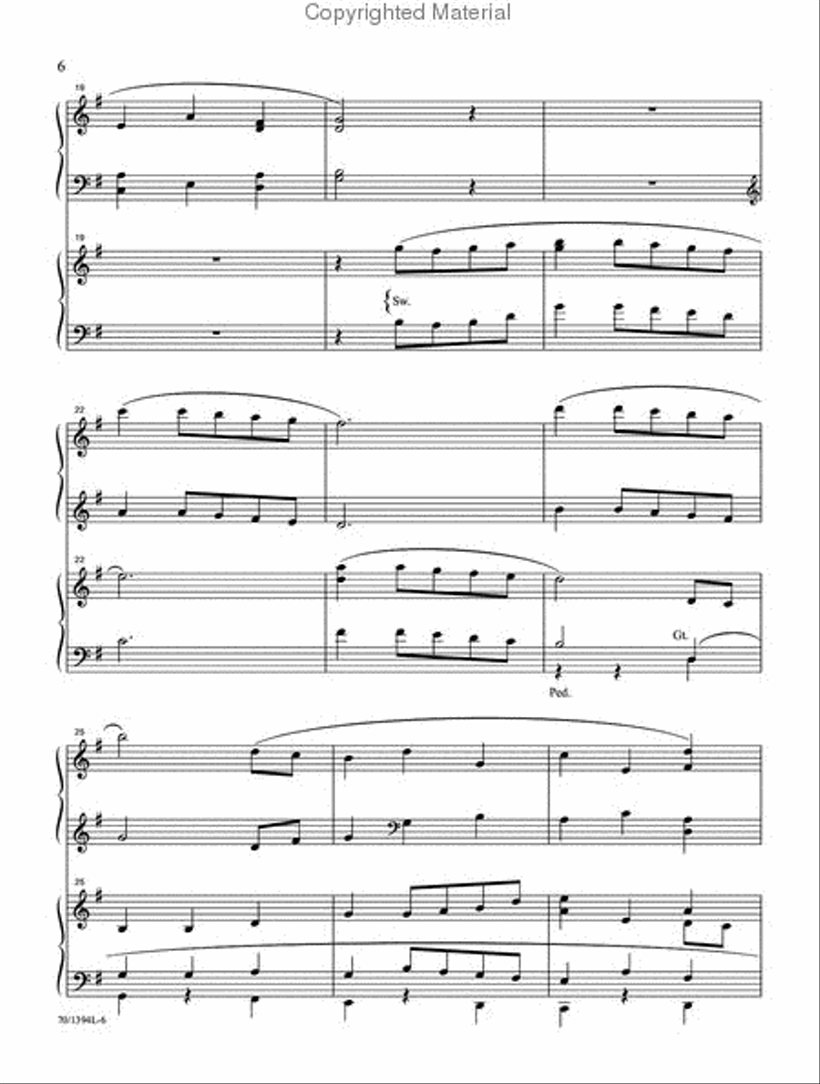 Carol Medleys Carol Medleys Organ scores gallery preview page 5