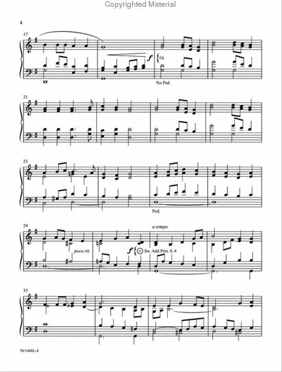In the Presence Organ Solo scores gallery preview page 3