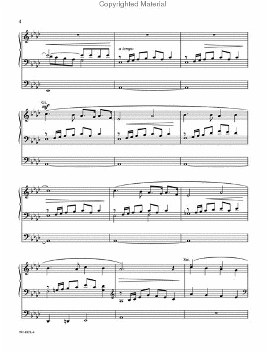 Hymns from the Heart, Vol. 2 Organ Solo scores gallery preview page 3