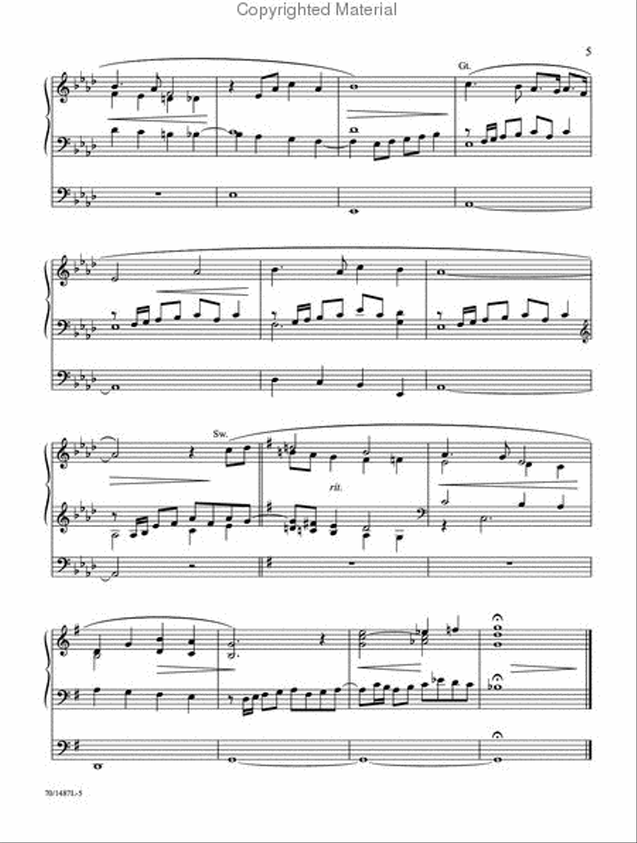 Hymns from the Heart, Vol. 2 Organ Solo scores gallery preview page 4
