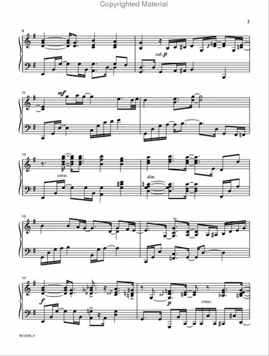 Glory to His Name! Piano Solo scores gallery preview page 3
