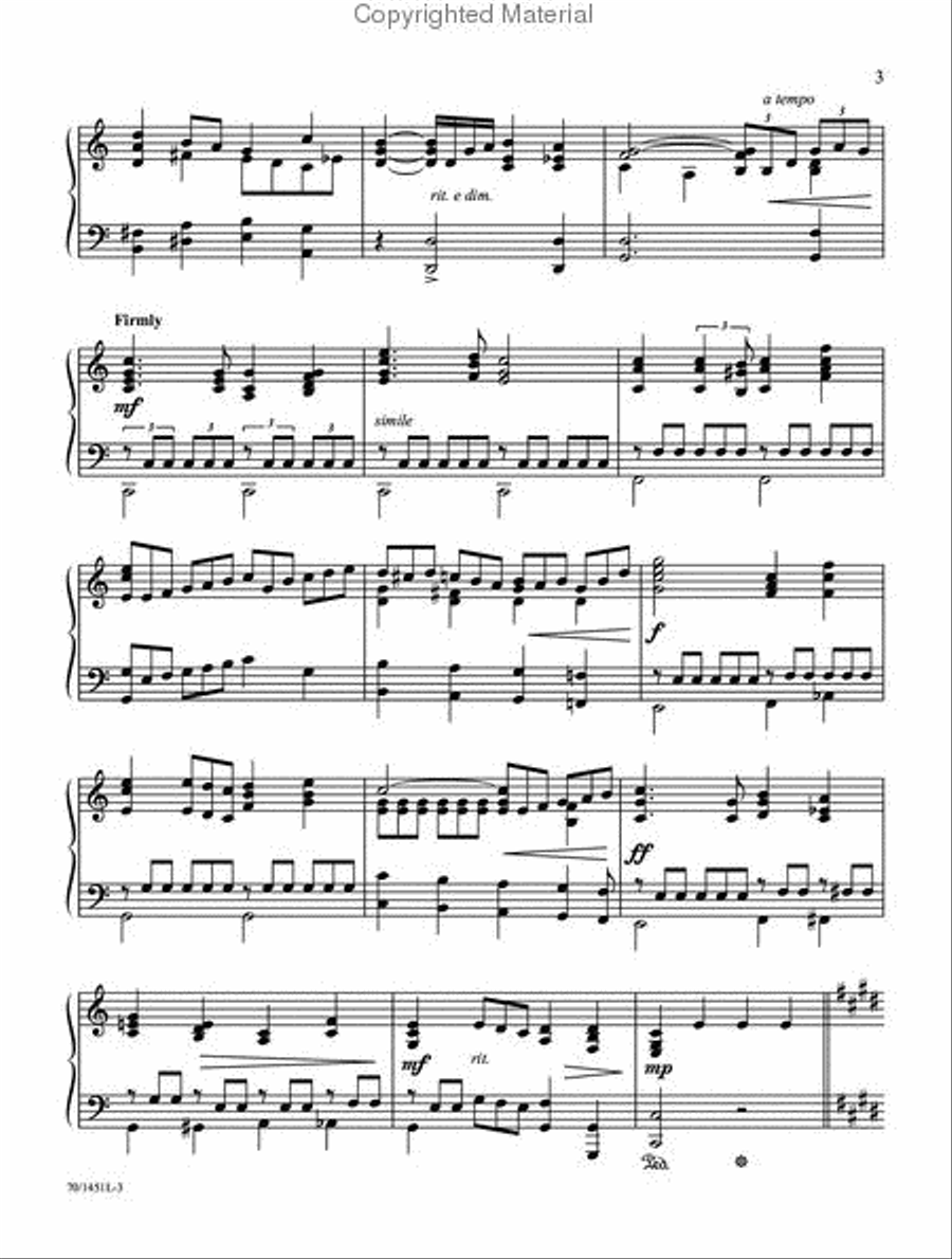 Reflections on the Sacrifice Piano Solo scores gallery preview page 3