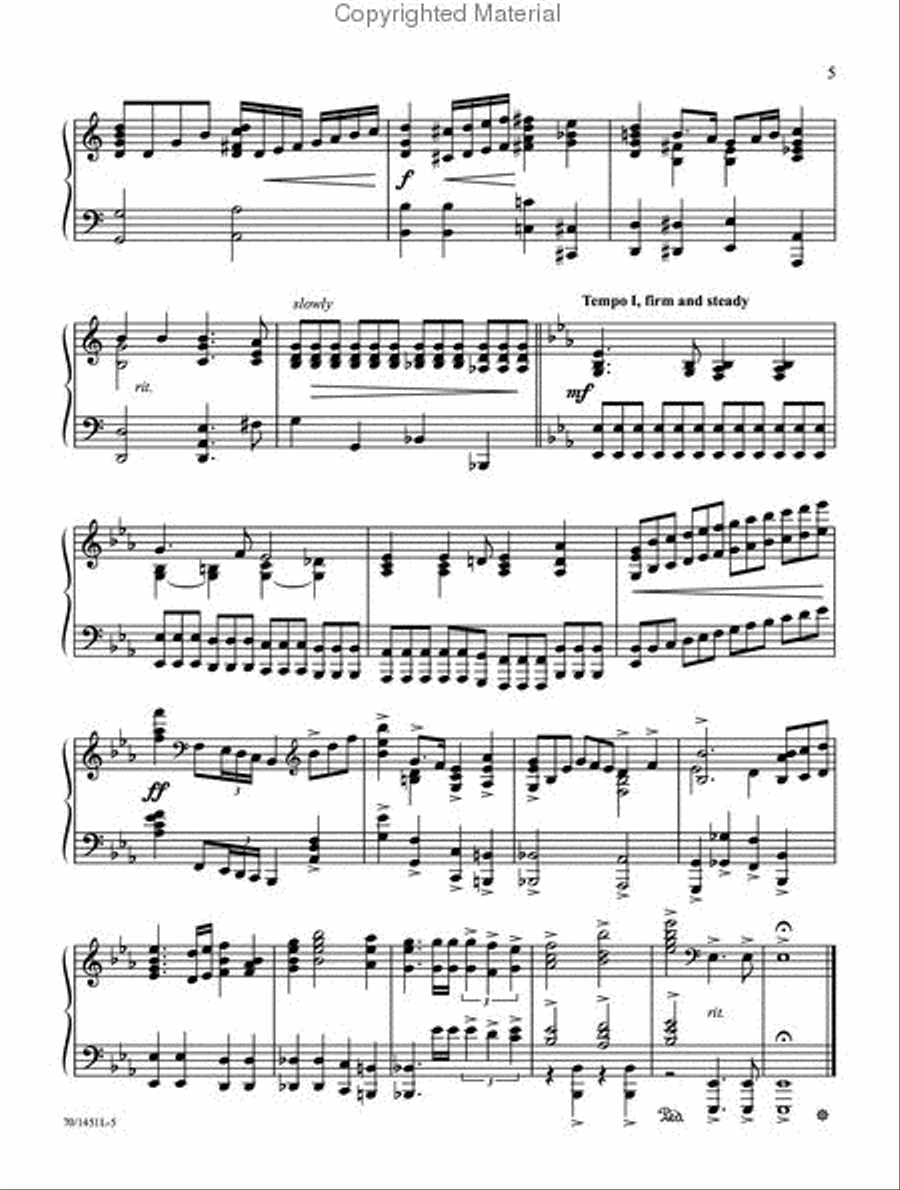 Reflections on the Sacrifice Piano Solo scores gallery preview page 5