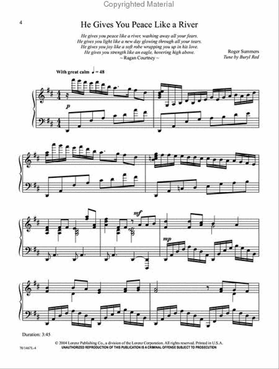 Journey to Peace Piano Solo scores gallery preview page 2