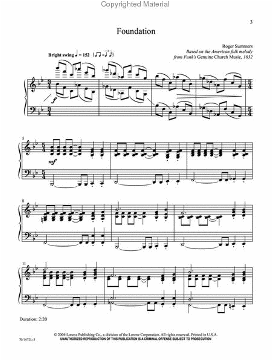 A Touch of Jazz Piano Solo scores gallery preview page 2
