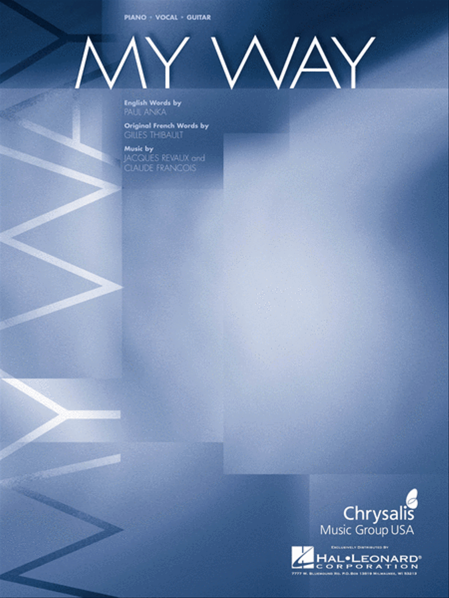 My Way Piano, Vocal, Guitar scores gallery preview page 1