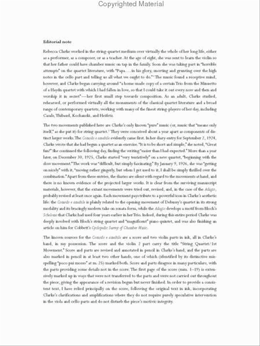 Two movements for string quartet String Quartet scores gallery preview page 3