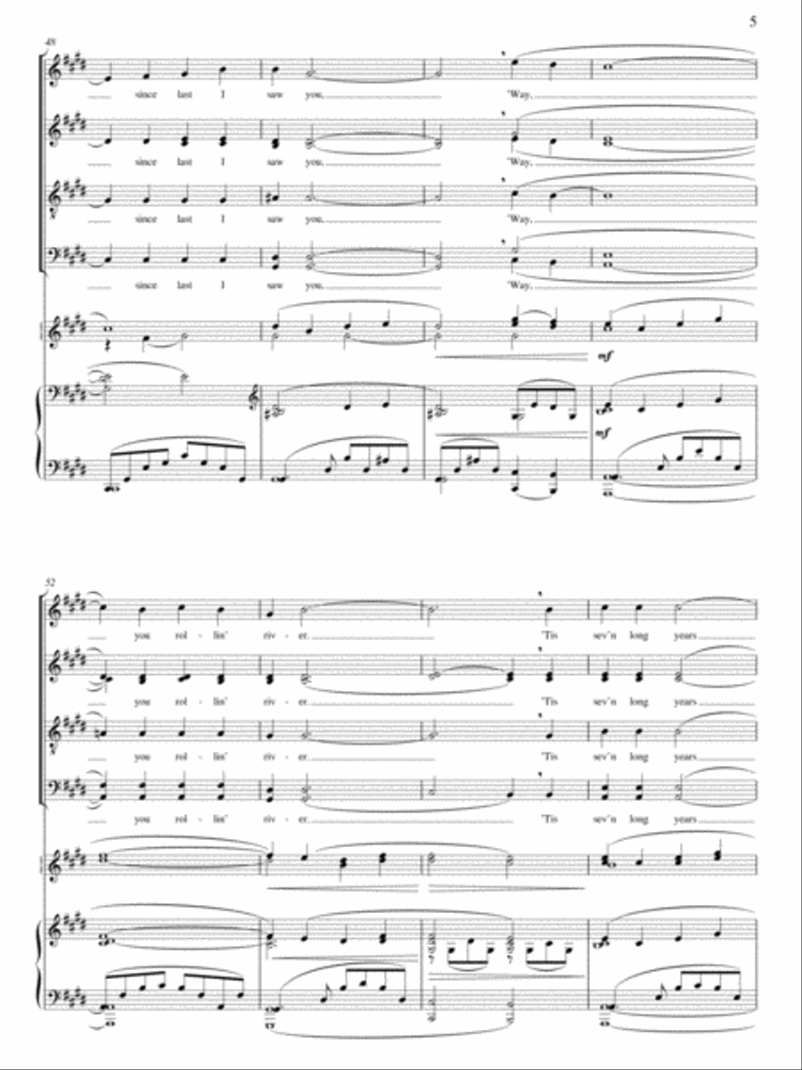 Shenandoah Shenandoah 4-Part scores gallery preview page 6