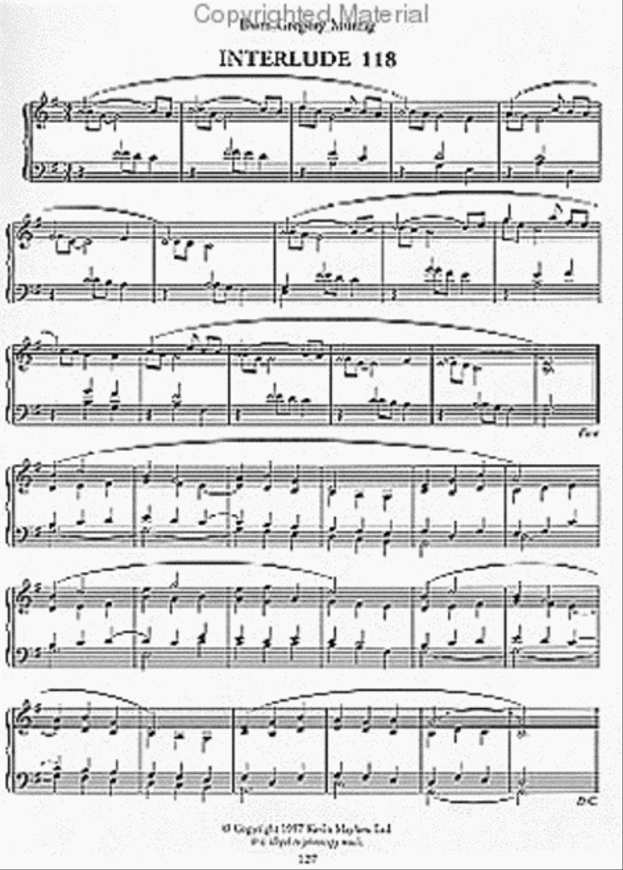 148 Interludes for Organ Organ Solo - Sheet Music page 4