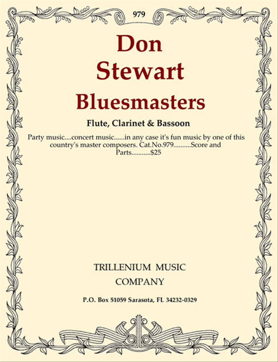 Bluesmasters Bassoon scores gallery preview page 1