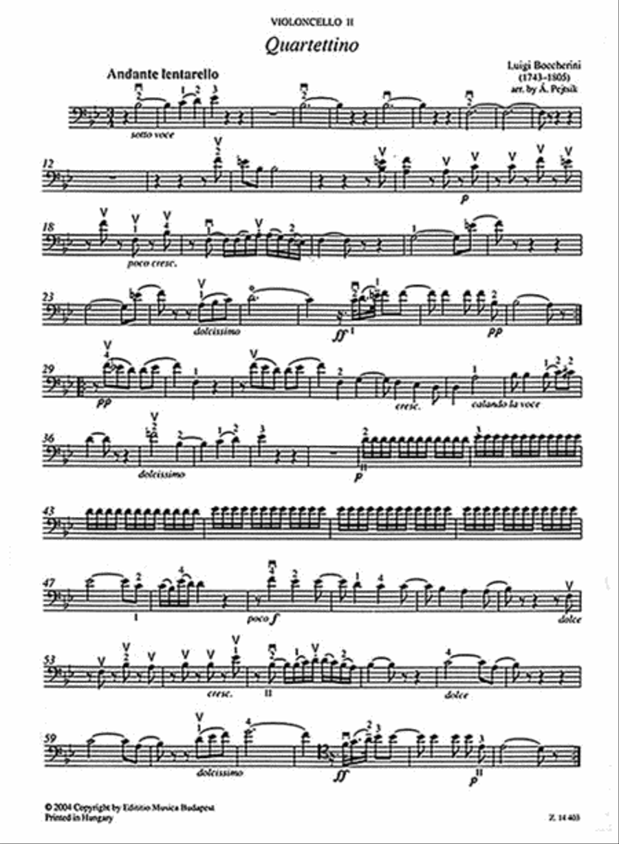 Chamber Music for Four Violoncellos – Volume 3 Cello scores gallery preview page 5