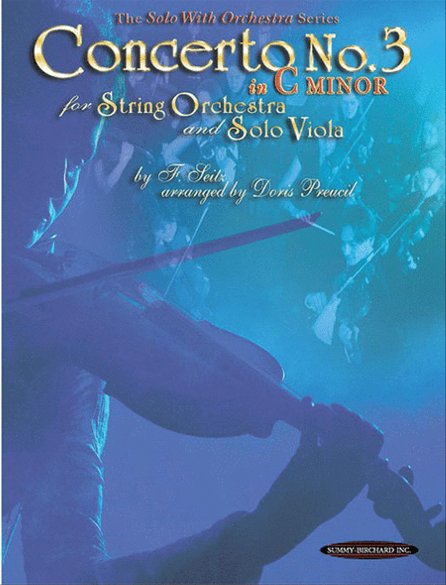 Concerto No. 3 in C Minor Viola Solo scores gallery preview page 1