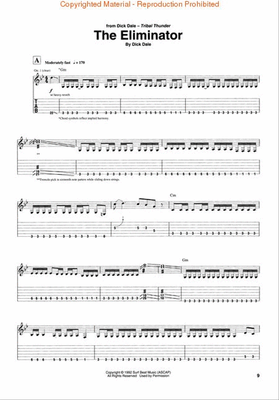 The Best of Dick Dale The Best of Dick Dale Electric Guitar scores gallery preview page 3